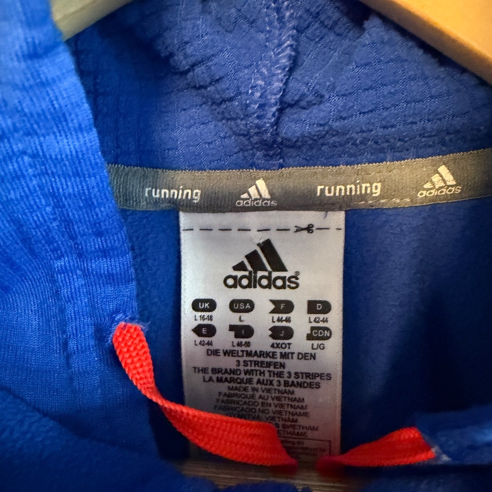 Adidas Performance Pullover in Blue and Orange - Picture 2 of 5